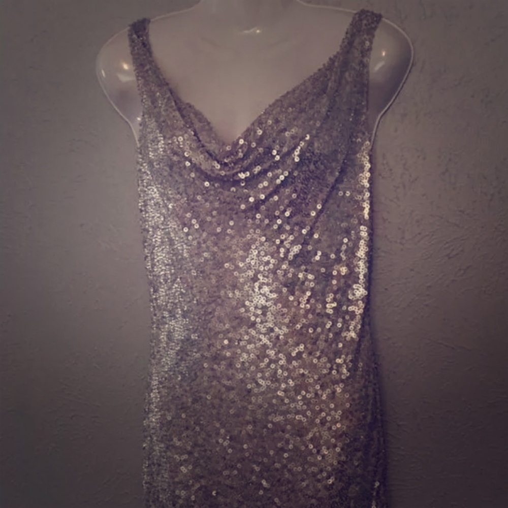 Carmen Marc Valvo Sequin Dress vintage